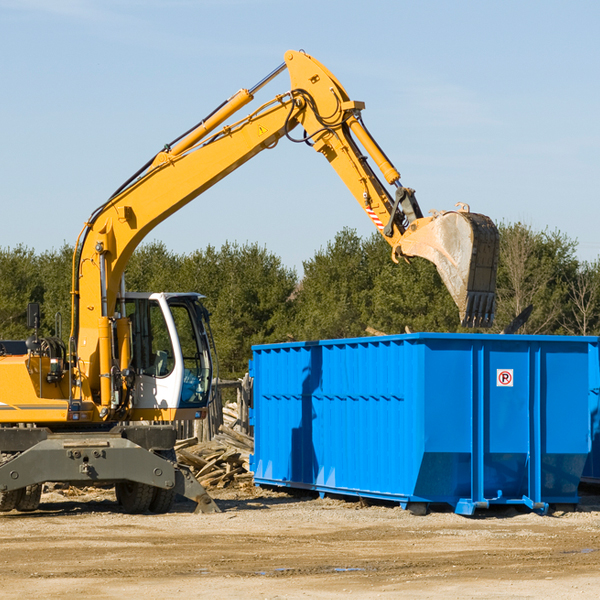 can i choose the location where the residential dumpster will be placed in Johnstown